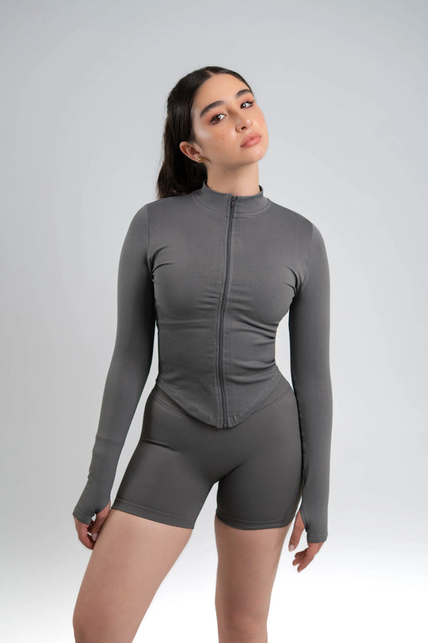 Chaqueta Escultura con Efecto Estilizador