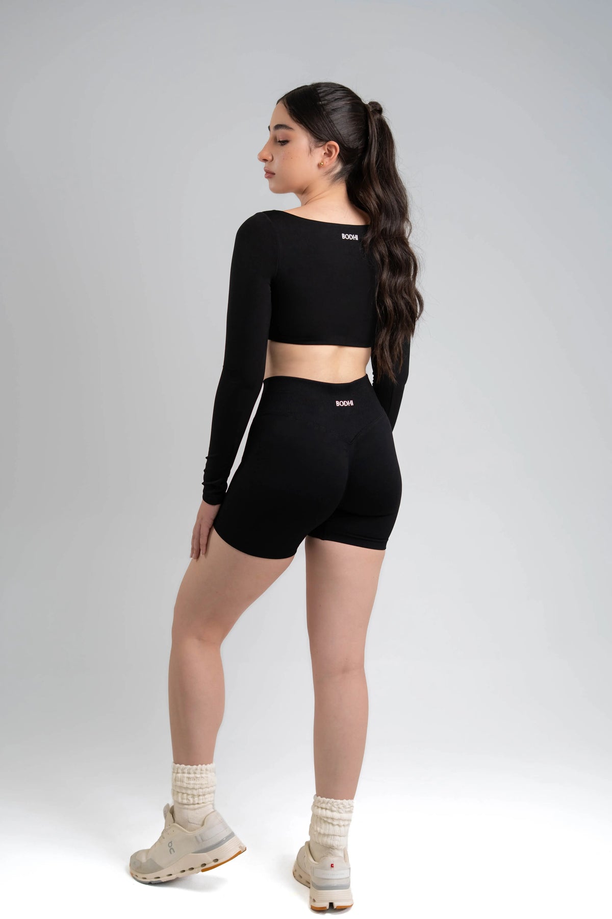 Pantalón Corto Escultura de Cintura Alta con Realce