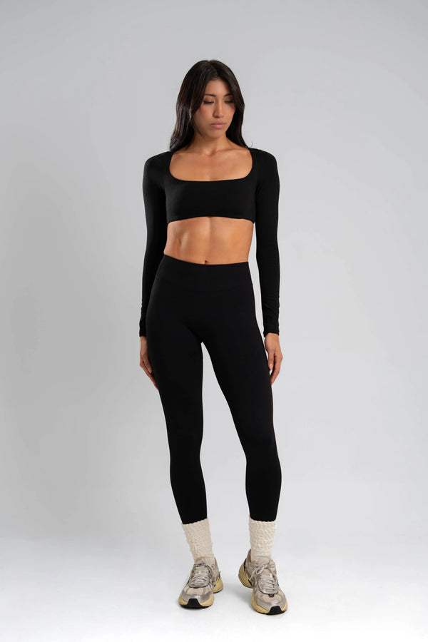 Pantalón Escultura de Cintura Alta con Realce