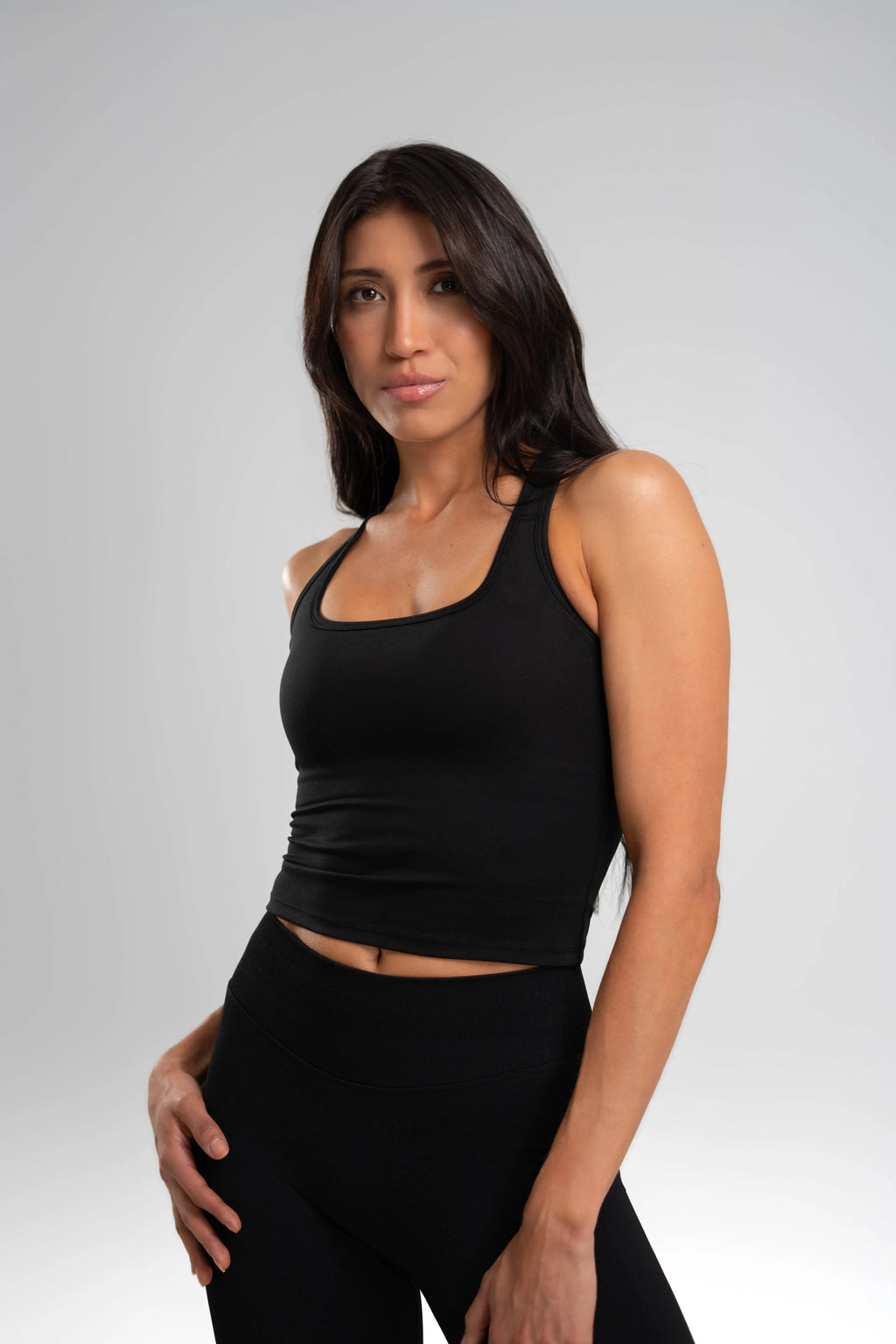 Camiseta de Tirantes Contorno de Espalda Nadadora
